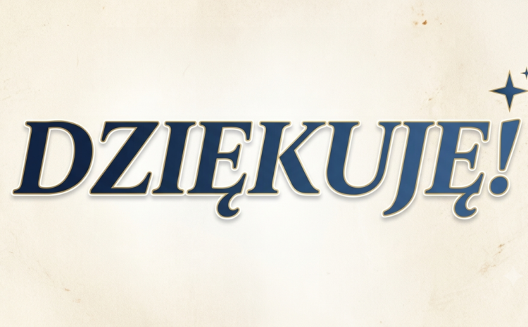  Podziękowania