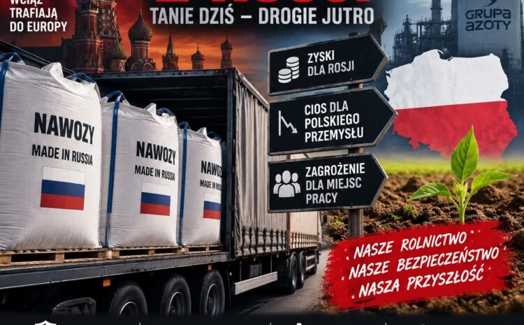  Polska i UE sprowadzały rosyjskie nawozy. Służby ostrzegały przed zagrożeniem